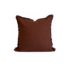 Cacao Fringe Cushion