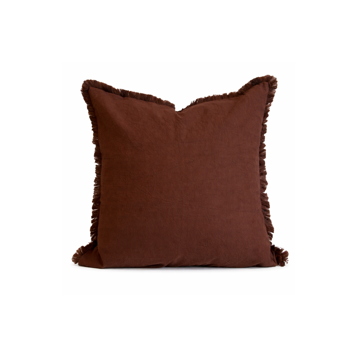 Cacao Fringe Cushion