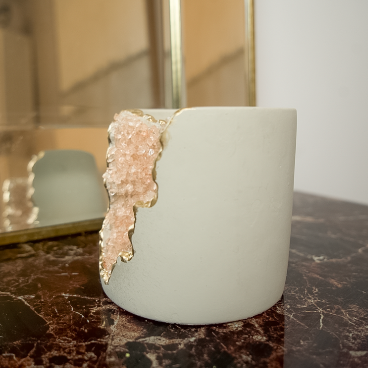 The Crystal Candle - Rose & Bergamot