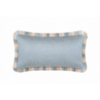 Misty Ombre fringe cushion
