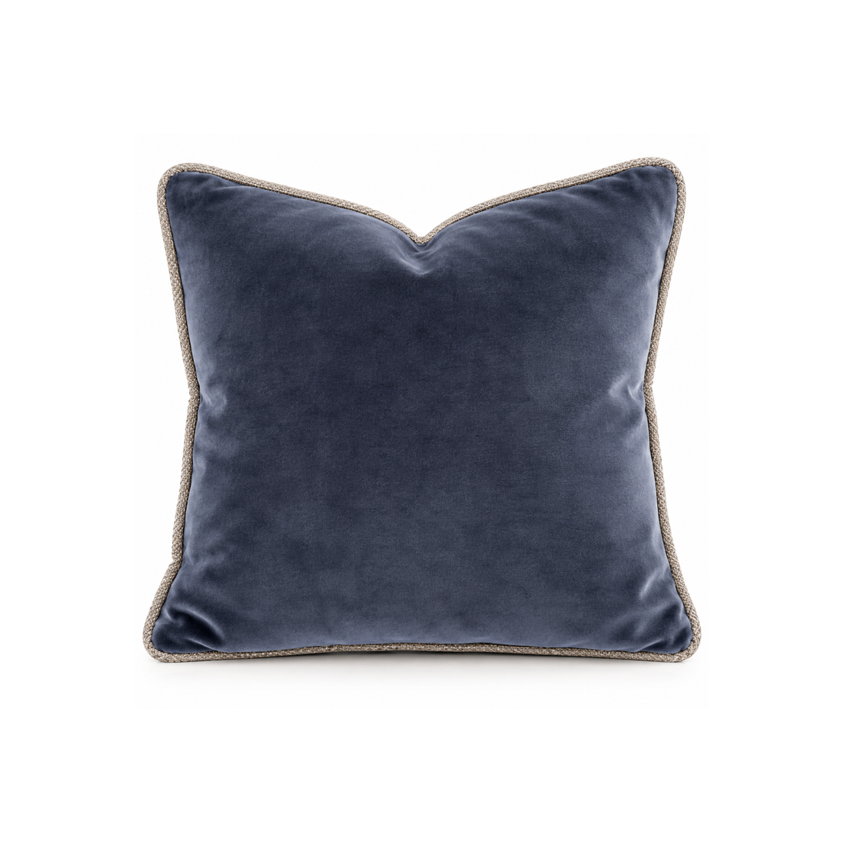 Dusky Blue Velvet Cushion