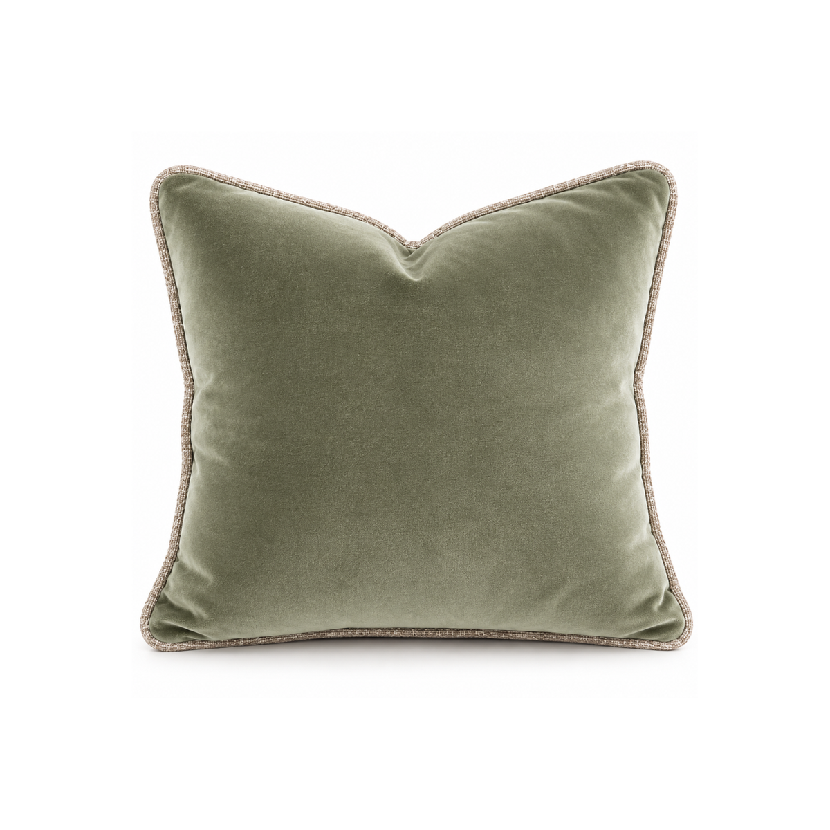 Sage Green Velvet Cushion