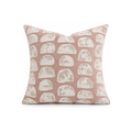 Sola Blush Square Textured Cushion
