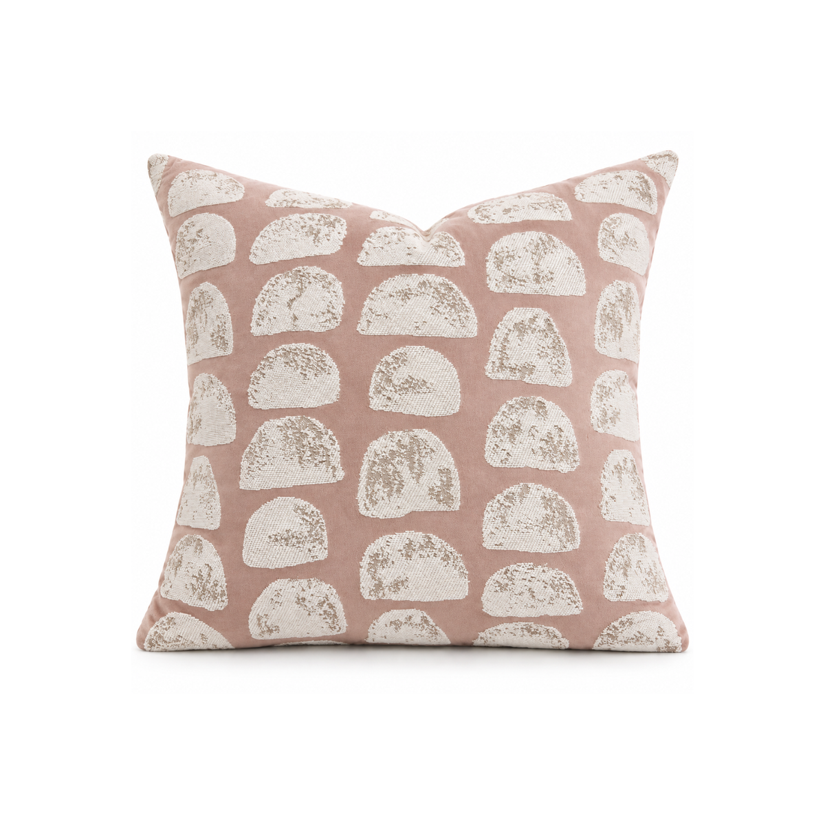 Sola Blush Square Textured Cushion