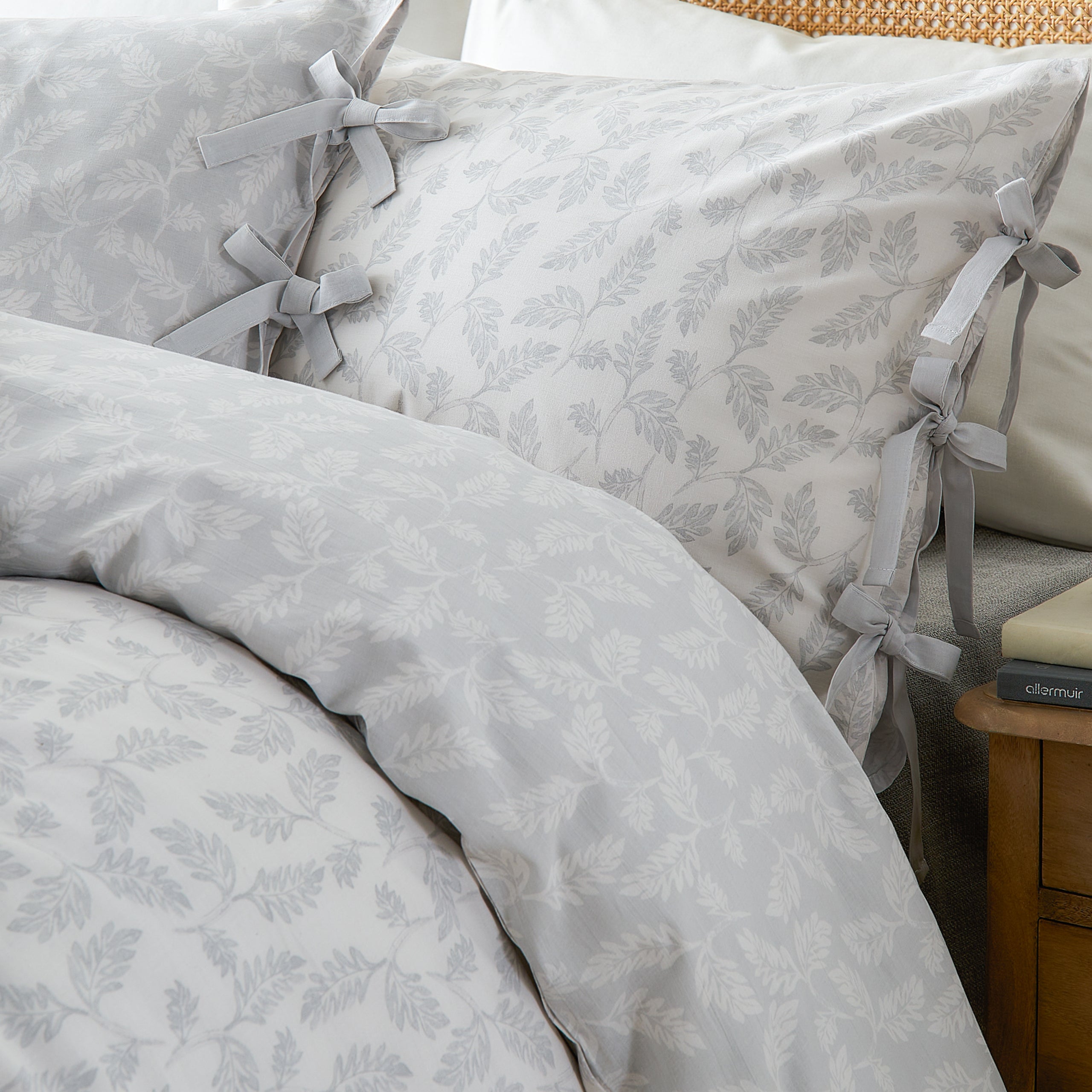 The Eden Leaf Reversible Cotton Duvet Set