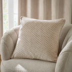 Selene Velvet Cushion — Champagne