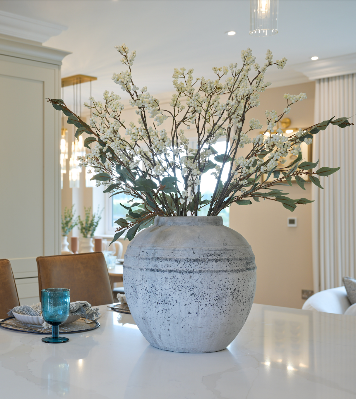 Liora Aged Stone Vase