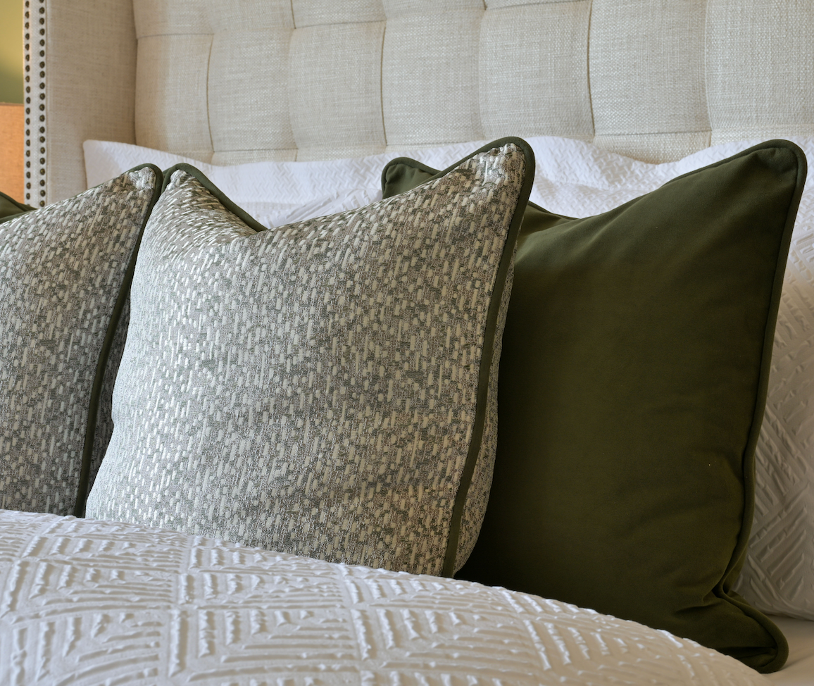 Sage Shimmer Cushion