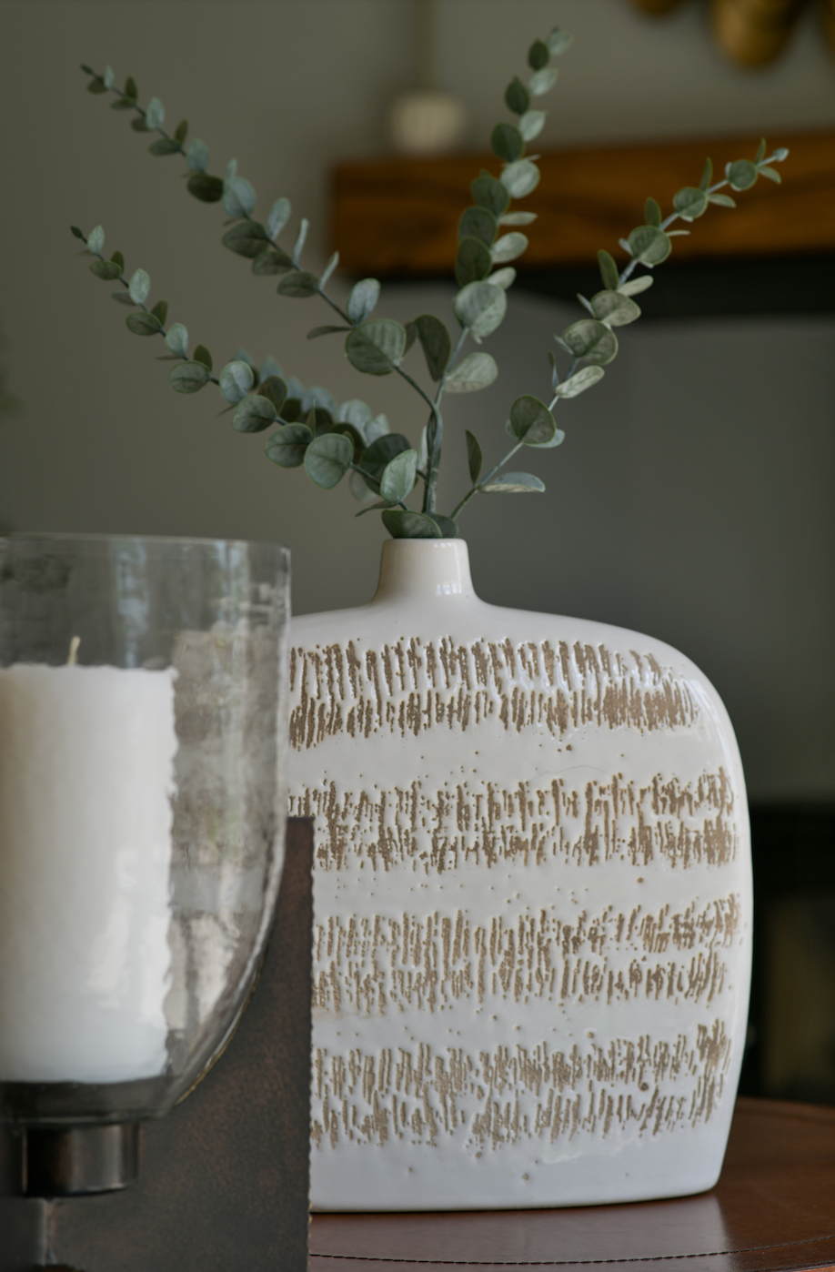 Toscana Stripe Ceramic Vase