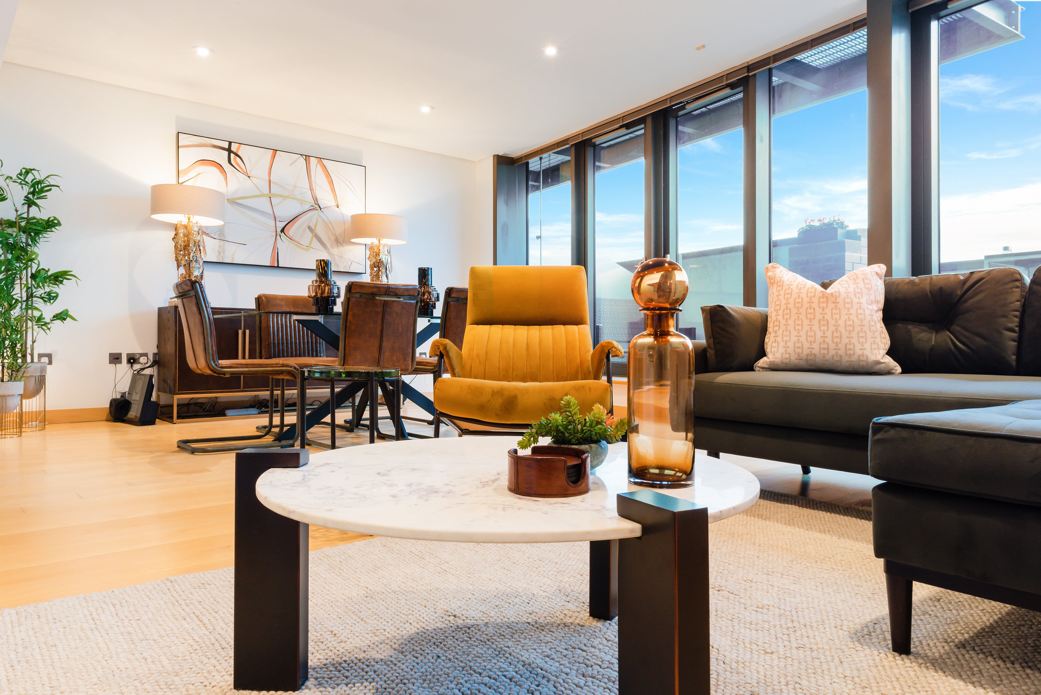 Amber Sphere Bottle – Large