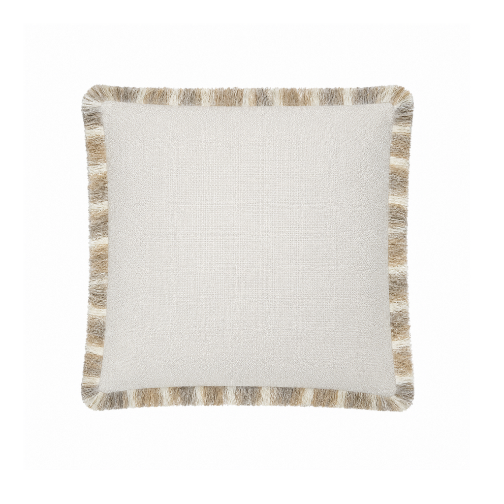 The Champagne Ombre Fringe Cushion