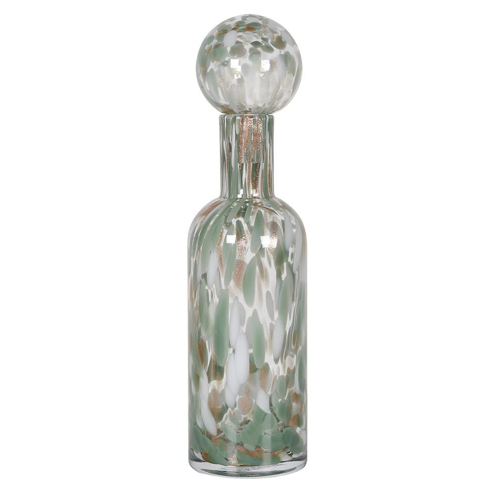 Pistachio Speckle Small Bottle Vase