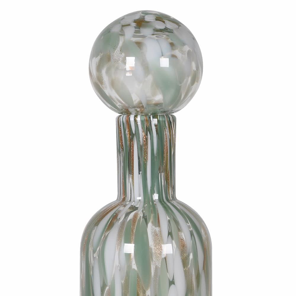Pistachio Speckle Small Bottle Vase